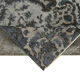 Tapis fait à la main distressed anatolian 1980s 166 cm x 261 cm tapis gris