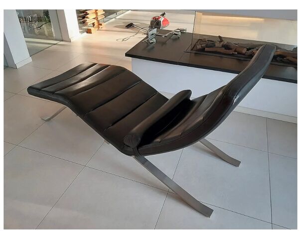 Fauteuil Pavia BoConcept en cuir 82×63×160 cm