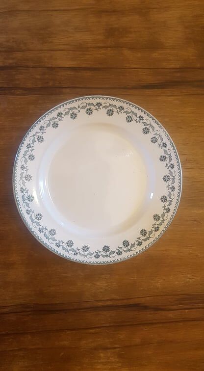 Plate in Iron Earth Moulin des Loups model Georgette
