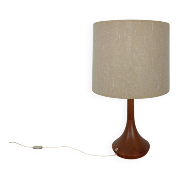 Danish Teak Table Lamp from Kirk, 1960s — Beyit