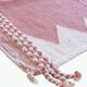 Tapis rose minimaliste
