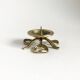 Brutalist Bronze Candleholder, 1970s