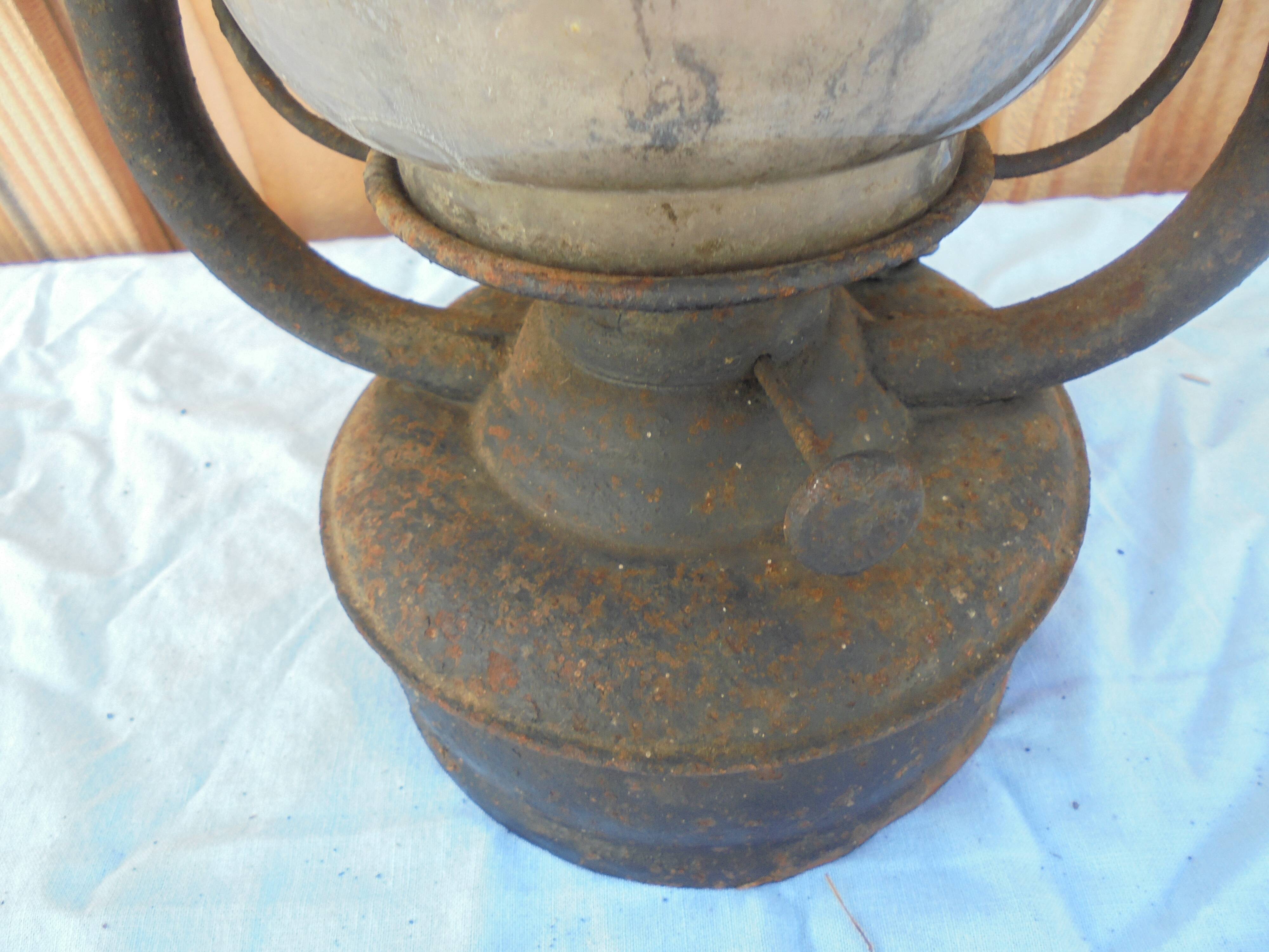 Old oil storm lamp