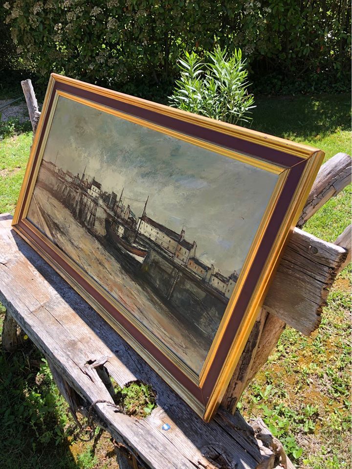 Tableau Normandie signé Franc