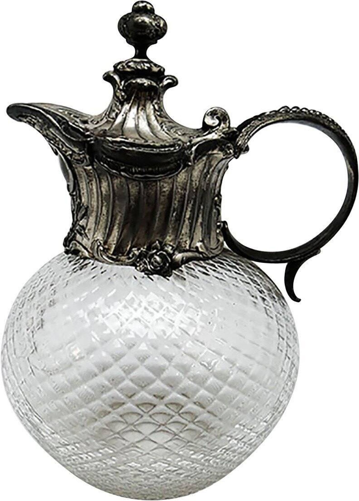 20th century Art Nouveau wine jug from WMF, Germany, 1890s