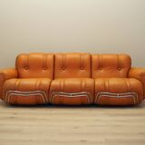 Orange sofa, Space Age design, 1960s, production: Italy
