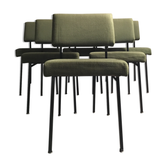 Suite of chairs by Gérard Guermonprez, Magnani 1950 edition