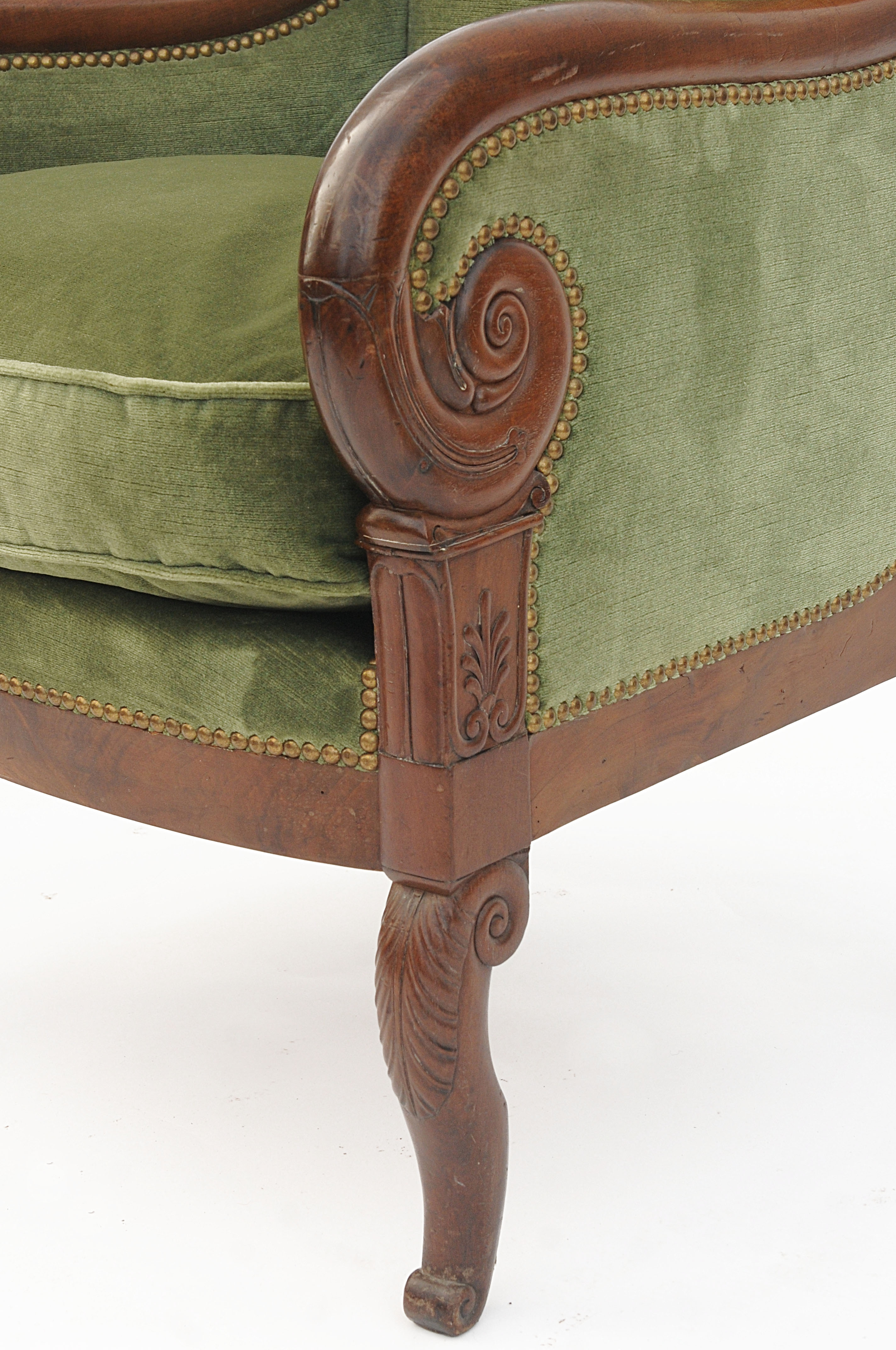 Fauteuil bergère d'époque Restauration