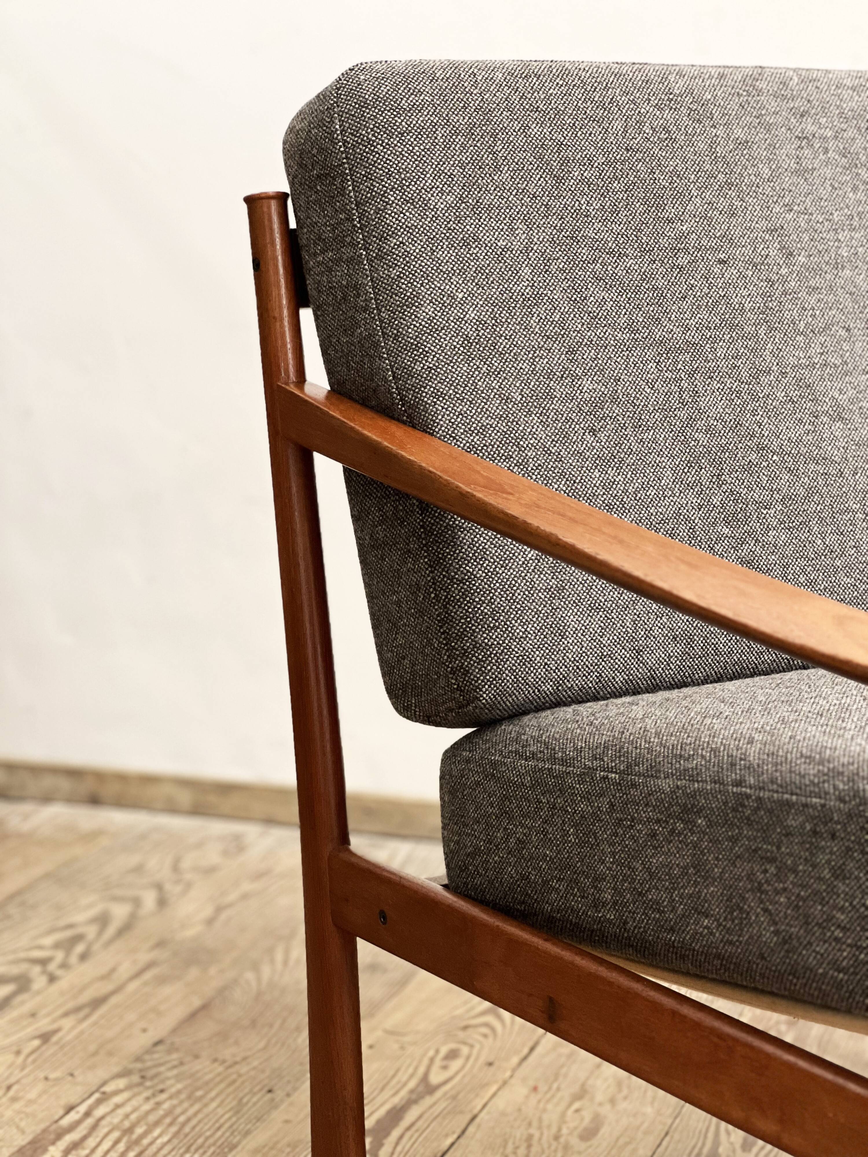 Mid-Century Modern Lounge Chair in Teak by Peter Hvidt an Orla Mølgaard Nielson for France and Son