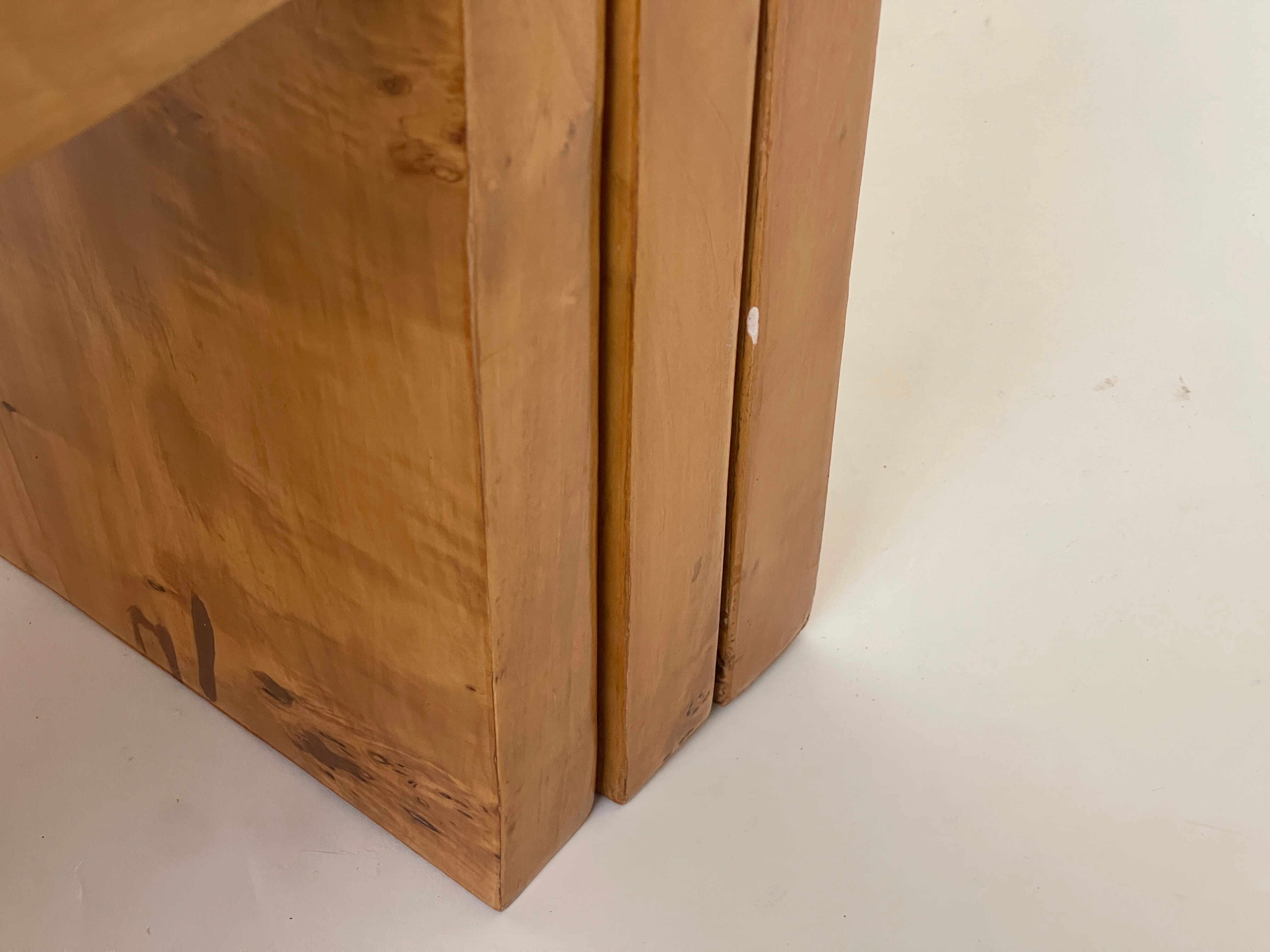 1970s burl nest tables