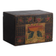 Coffre ancien peint en bois de pin – Chine, vers 1900