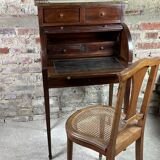Louis XVI style mahogany cylinder desk 1900s