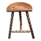 Wooden tripod stool