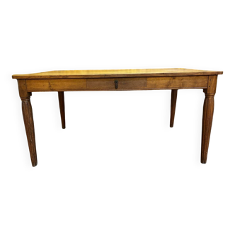 Art deco oak farm table