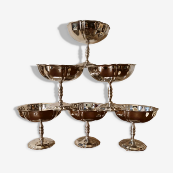 Louis XVI dessert cups in metal