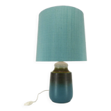 Scandinavian blue ceramic lamp Tilgmans Keramik 1960