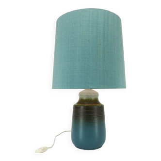 Lampe scandinave en céramique bleue Tilgmans Keramik 1960