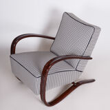 Grey Halabala armchair made in 1930s Czechia by Up Zavody