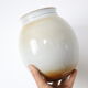 Handmade ceramic vase, glazed, brown, vintage