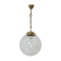 Mid-century big glass pendant from Valašské Meziříčí, 1970´s.