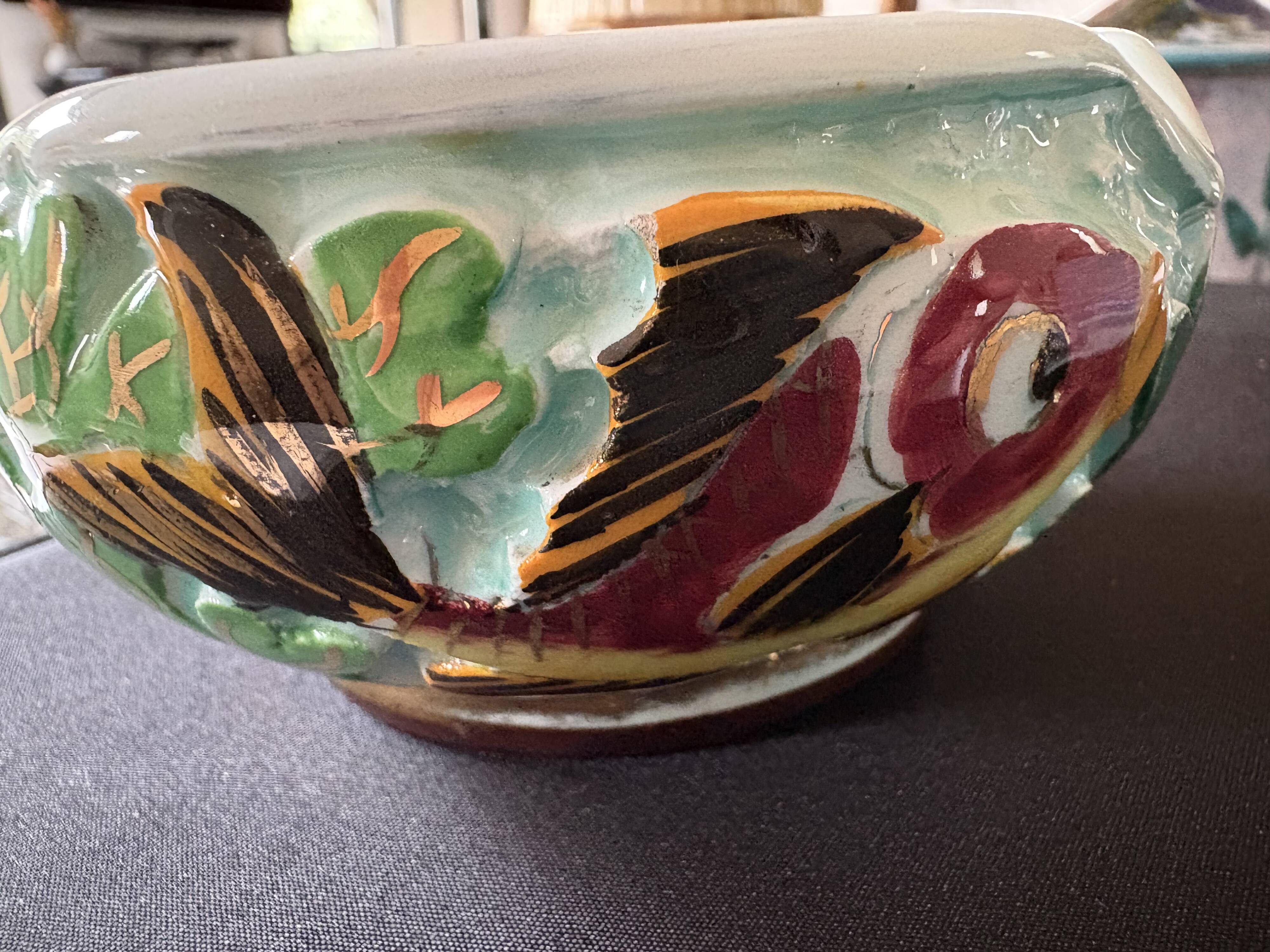 Vallauris ceramic ashtray