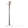 Tripod floor lamp 1950s wooden base