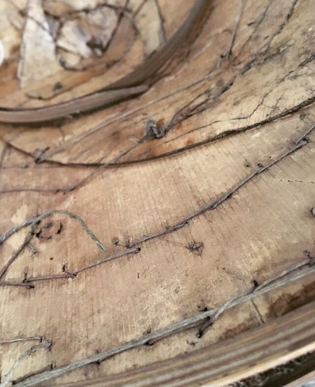 Asian straw and rattan hat