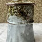 Series of 4 vintage Loir sandstone pots Thierry and Chantal Robert