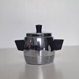 Petit pot sucrier en métal