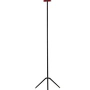 Lampe Grashopper vintage avec abat-jour bordeaux