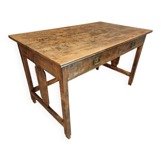 Old desk, writing desk, dining table with drawers from Sweden