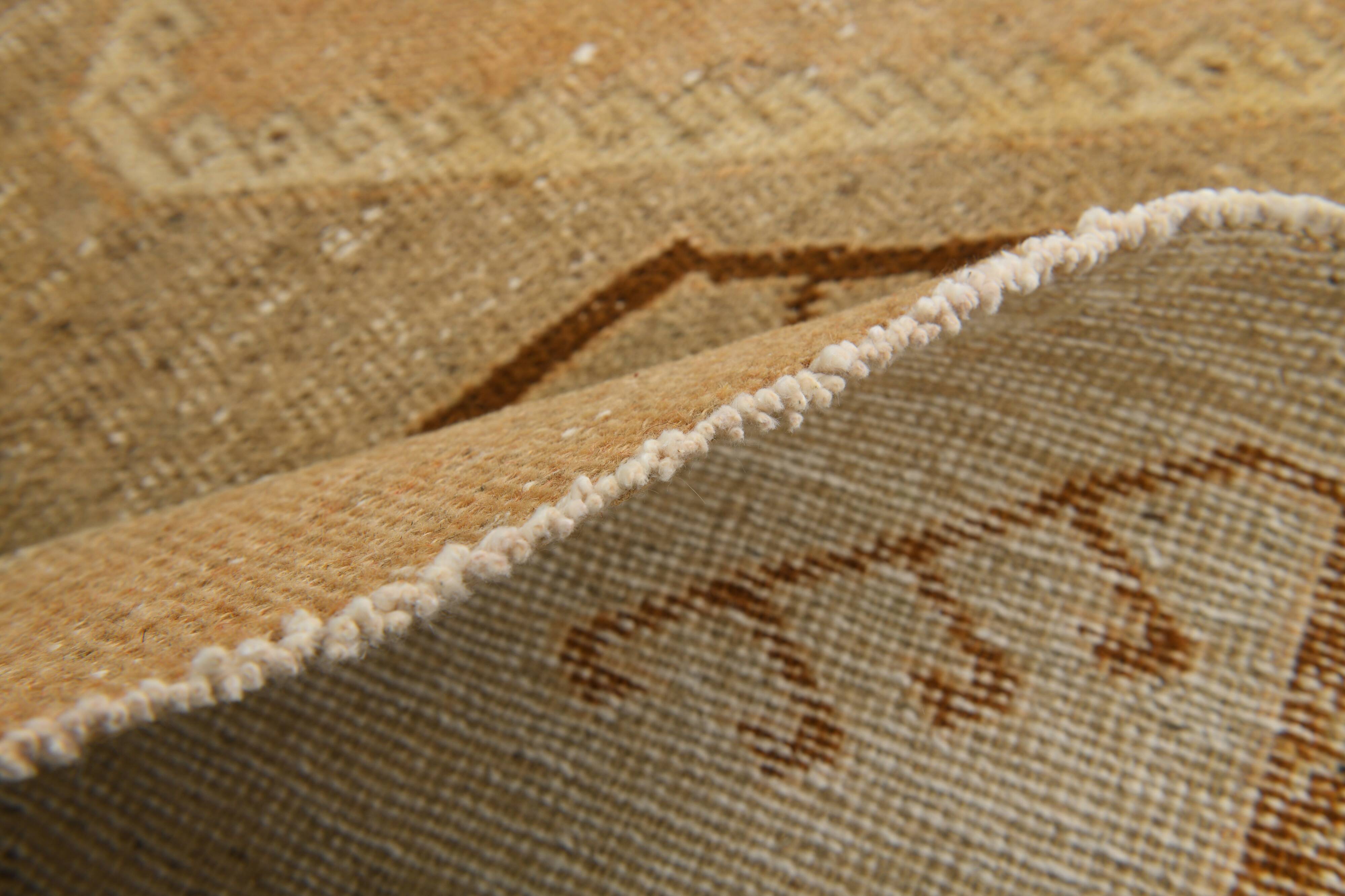 Tapis de couloir vintage taupe, 92 x 321 cm