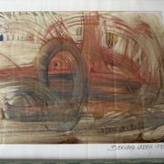 Lithographie 1/10 signée Bernard Ledein, 1986