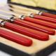 Art Deco Silver Plated Cased Butter or Breakfast Knifes