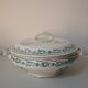 Soup bowl Saint Amand, green pattern - model 4025