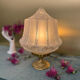 Art Deco lamp with floral patterns