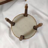 Louis XVI style armchair and pouf