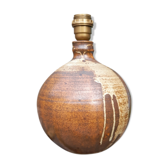 Foot ball glazed sandstone, raw & authentic, 70s
