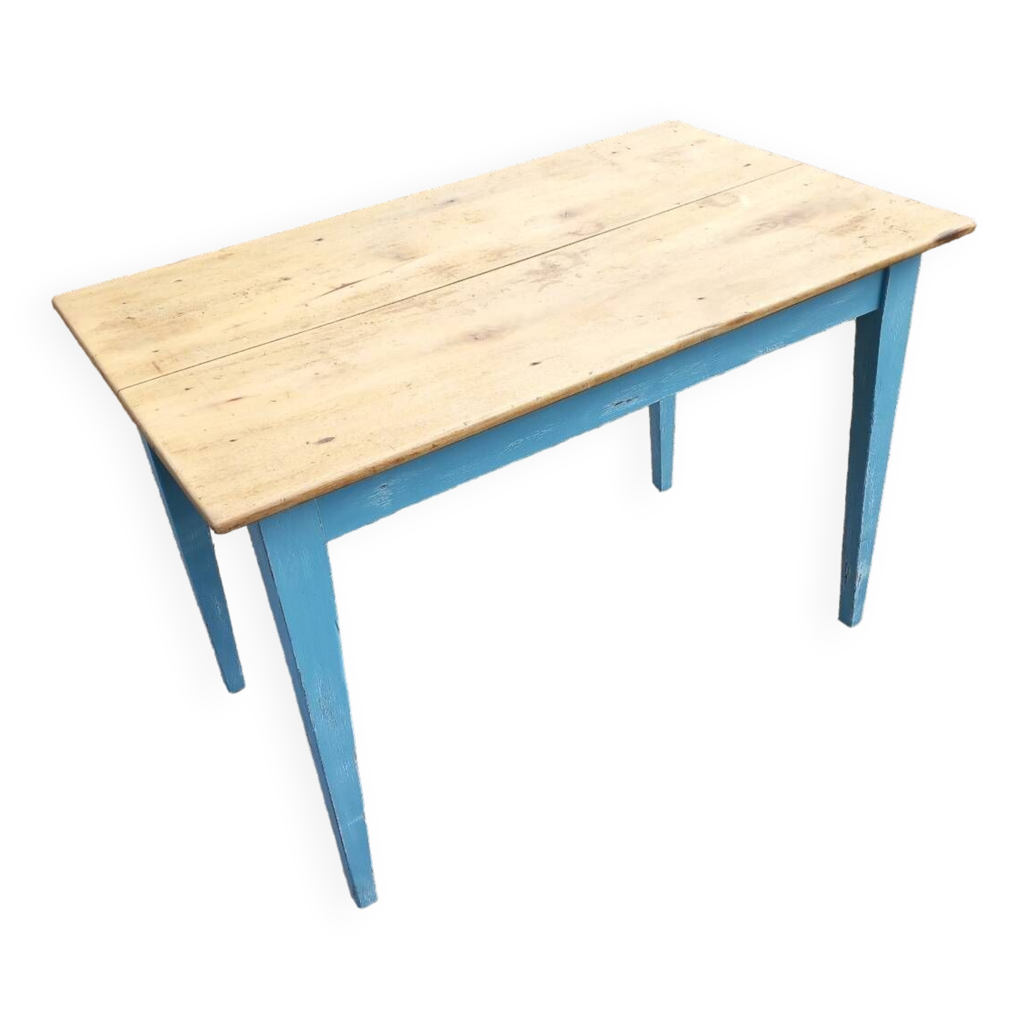 Old antique wooden bistro table