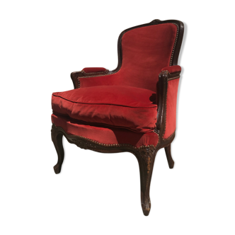 Bergere style Louis XV red