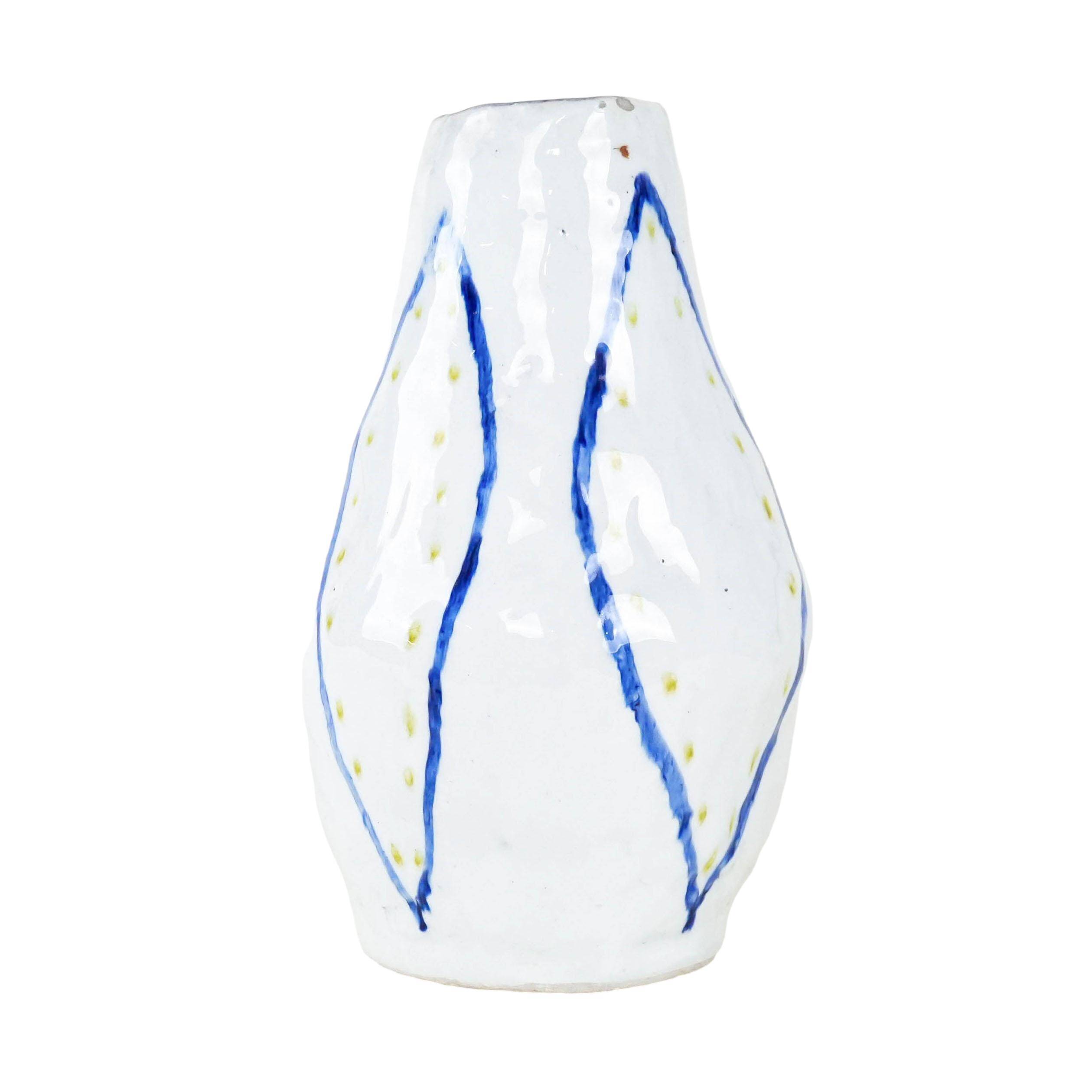 Ceramic vase, Italian design, 1960s, made in Italy