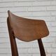 1970s, set of 4 Danish dining chairs by Findahl Møbelfabrik, teak wood.