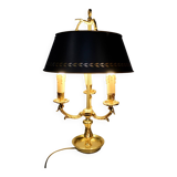 Lampe bouillotte à trois feux de lumière de style Empire