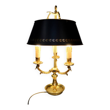 Empire style lamp with three lights