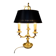 Empire style lamp with three lights