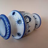 Flowerpot vase A. Montagnon JM (Nevers)