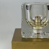 60s 70s Peill & Putzler Cube wall lamp ceiling lamp ice glass space design