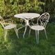 Wrought iron garden furniture
