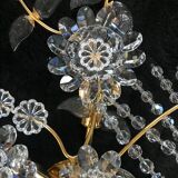 Palwa crystal pair wall light