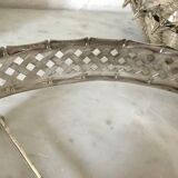 Silver metal aperitif tray circa 1950